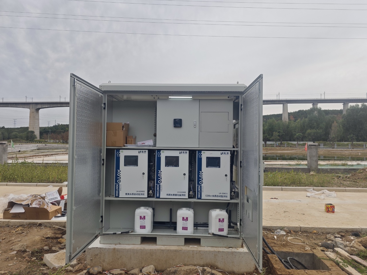 陆恒环境丨山西八建杨兴河(阳曲县段)生态廊道项目（在线监测仪应用案例）